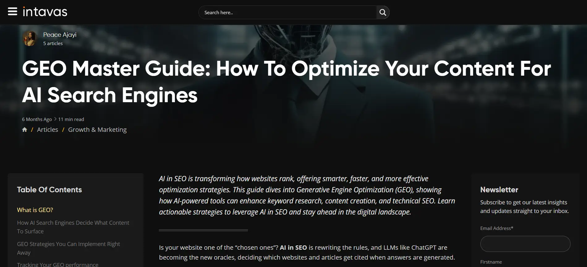 GEO Master Guide: How to optimize your content for AI Engines